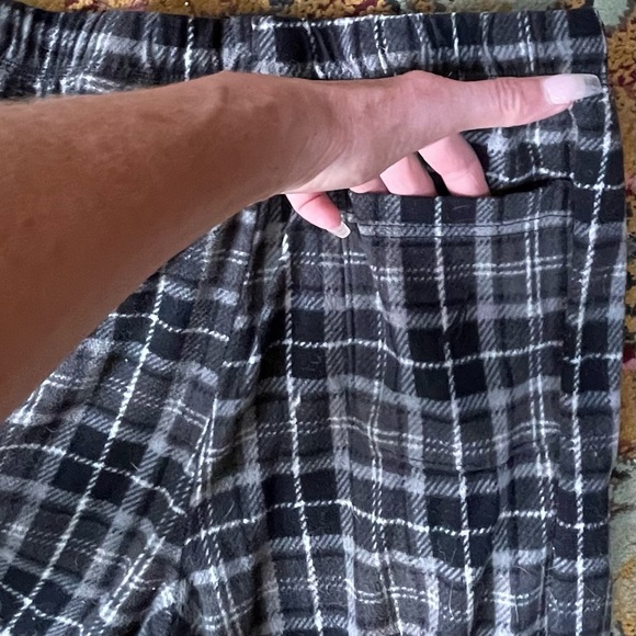 Nautica Mens M lounge pants elastic waist drawstring  rear pocket Gently worn - Picture 3 of 6